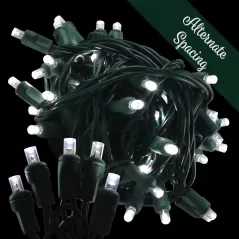 LED Balled Light Set, 21' Pure White Branch/Trunk Wrap Commercial Grade