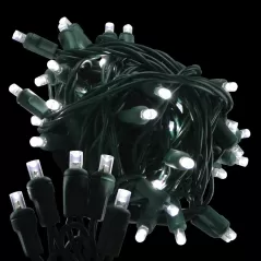LED Balled Light Set, 26' Pure White Commercial Grade