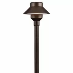 Path Light, Bi-Pin G4 2700K LED Powder Coated Bronze Metallic Die-Cast Aluminum