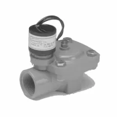 Angle Valve, 1" Gray Epoxy Coated Glass Reinforced Nylon 150 psi 61 Series Automatic