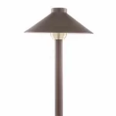 Path Light, Ceramic Bi-Pin G4 T3 Halogen Antique Brass PTH075 Series