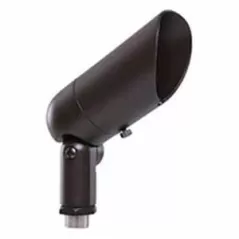 Up and Accent Light, Ceramic Bi-Pin GU5.3 MR-16 LED Textured Bronze Architectural Aluminum BMB062 Series Bullet Modern