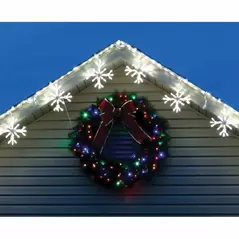 Wreath, 5 mm LED 36" Mixed Noble Series Multi-Colored