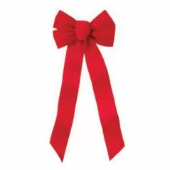 Bow, 24" Velvet 5-Loop