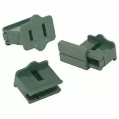 Female Socket, Black For 18 AWG SPT-2 Wire Slide-On