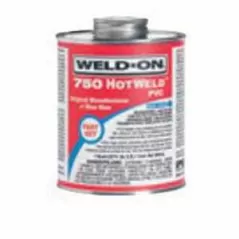 PVC Cement, 1 pt Metal Can 750 Hotweld Series Low VOC Specialty