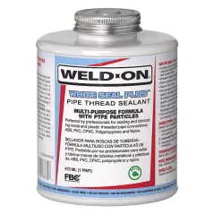 Threaded Sealant, 1 pt Can White Seal Plus Series Heavy-Duty Multi-Purpose Pipe