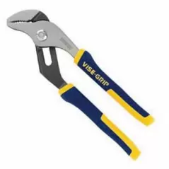 Joint Plier, 12" Blue/Yellow Groove Straight Jaw