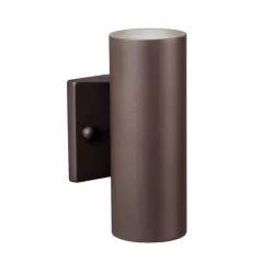 Up and Down Accent Deck Light, 1 W Wedge T5 LED Textured Architectural Bronze Aluminum