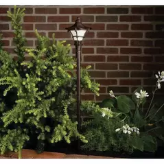 Path Light, 1 W Wedge T5 LED Aged Bronze Aluminum