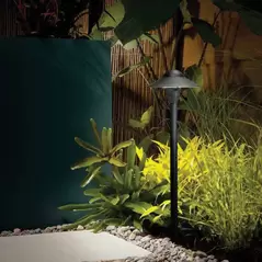 Path Light, 2.3 W Wedge T5 LED/Incandescent Centennial Brass