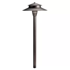 Path Light, 2.3 W Bi-Pin G4 T3 LED/Halogen Centennial Brass 8.5" x 8.5" x 23.25"