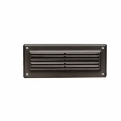 Brick Light, 1.72 W 3000K Integrated LED Textured Architectural Bronze Aluminum Louvered 86 Lumens