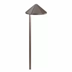 4.3 W 3000K Integrated LED Textured Architectural Bronze Aluminum Side Mount Path Light | KIC15815AZT30R