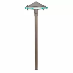 4.3 W 3000K Integrated LED Textured Architectural Bronze Aluminum 30" Wire Path Light | KIC15817AZT30R
