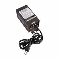 100 W 120 VAC Primary 12 V Secondary Textured Architectural Bronze Manual Series Transformer | KIC15M100AZT