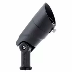 5.5 W 2700K Integrated LED Textured Black Aluminum Small 60 Degrees Wide Beam Flood Light | KIC16017BKT27