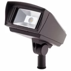 12 W 3000K Integrated LED Textured Architectural Bronze Aluminum 30 Degrees Beam Flood Light | KIC16022AZT30