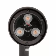 2.5 W 3000K Integrated LED Textured Architectural Bronze Aluminum 35 Degrees Beam Flood Light | KIC16151AZT30