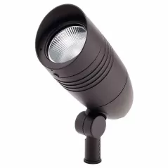 14.3 W 3000K Integrated LED Textured Architectural Bronze Aluminum C-Series Large 55 Degrees Beam Accent Light | KIC16217AZT30