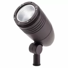 14.3 W 3000K Integrated LED Textured Architectural Bronze Aluminum C-Series Large 55 Degrees Beam Accent Light | KIC16217AZT30
