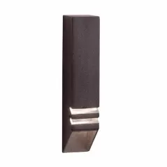 Deck Light, 1 W Wedge T5 LED Textured Architectural Bronze Aluminum Louvered Down Rail