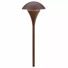 Path Light, 2.3 W Wedge S8 3156K LED Textured Tannery Bronze Aluminum