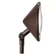 Wall Wash Light, 2.3 W Wedge S8 3156K LED Textured Architectural Bronze Aluminum Adjustable