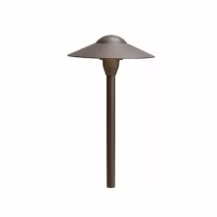 Path Light, 2.3 W Wedge T5 LED/Incandescent Textured Architectural Bronze Aluminum Short Stem