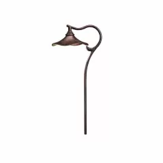 Path Light, 2.3 W Wedge T5 LED Aged Bronze Aluminum 26" Wire