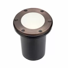 In-Ground Light, 7.2 W Bi-Pin MR-16 Incandescent Centennial Brass