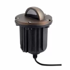 In-Ground Light, 7.2 W Bi-Pin MR-16 Incandescent Centennial Brass with Brass Side Throw
