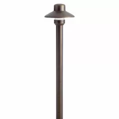 Path Light, 2.3 W Bi-Pin G4 T3 LED/Halogen Centennial Brass 4.25" x 4.25" x 17.25"