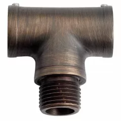 2-Fixture Mount, 2" x 2" x 1" Centennial Brass For 12 V Landscape Lights