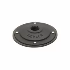 Mounting Flange, Textured Architectural Bronze Aluminum For 12 V Landscape Lights Surface