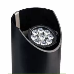 Well Light, 12.4 W 3000K LED Textured Black Cast Aluminum In-Ground