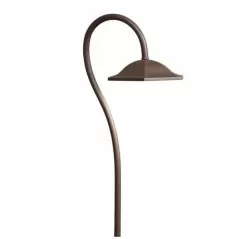 4.3 W 3000K Integrated LED Textured Architectural Bronze Aluminum 24" Wire Path Light | KIC15807AZT30R
