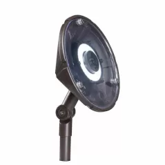 3000K Integrated LED Textured Architectural Bronze Aluminum Adjustable Wall Wash Fixture | KIC15861AZT30R