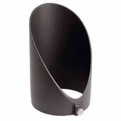 3.5" x 6" Textured Architectural Bronze Aluminum For 12 V LED Accent Light Long Cowl