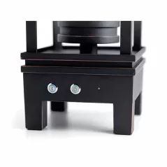 7 W 3000K Integrated LED Rubbed Bronze Aluminum Portable Bluetooth Lantern | KIC49473RZLED