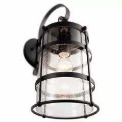 150 W Medium A21 Incandescent Anvil Iron Aluminum Wall Light | KIC49962AVI
