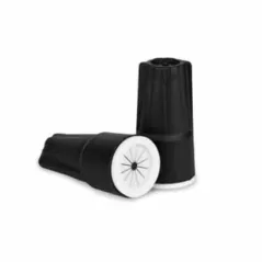 King Innovation Wire Connector, 600 V 22-12 Awg Copper/Copper Black/White 25/Bag | 61135