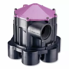 1-1/2" NPT x Slip Die-Cast Metal 25 - 150 psi 6000 Series 6-Outlet 6 Zone Indexing Valve | KRM6606