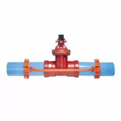 3" 10 - 12 mil Epoxy Coated Ductile Iron LG Series Pipe to Pipe Joint Restraint | LEMLG300