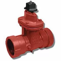 3" Push-On Red Epoxy Coated Cast Iron 200 psi 10RT Series Ring Tite Resilient Wedge Gate Valve | MAT10RT10