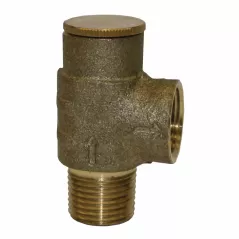 1/2" NPT Lead-Free Brass 75 psi PRVNL Series Adjustable Pressure Relief Valve | MRLPRV50