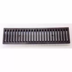 2' Rectangular Black Flat Channel Grate | NDD663