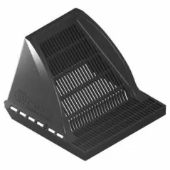 12" x 12" Black Catch Basin Downspout Defender Defender | NDS1200DSG