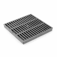 12" x 12" Square Drain Grate, HDPE Catch Basin Flat | 1211