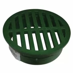 4" Round Green Flat Drain Grate | NDS13